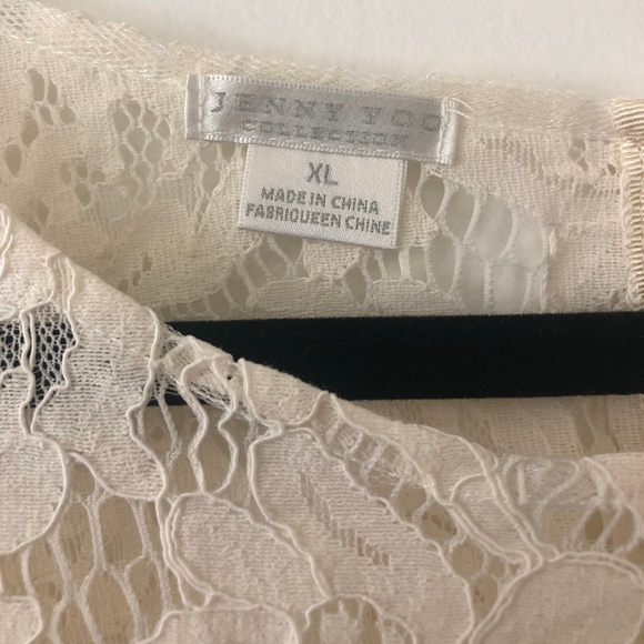 BHLDN Anthropologie Jenny yoo Cleo lace crop top - Picture 3 of 6
